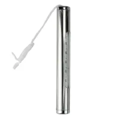 6.75" Silver Metallic Round Swimming Pool Thermometer with Cord