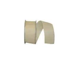 Reliant 1.5" x 25yd. Rhapsody Taffeta Wired Ribbon Ivory