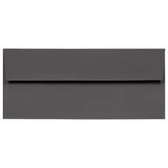 JAM Paper #10 Business Premium Straight Flap Envelopes, 50ct. Gray