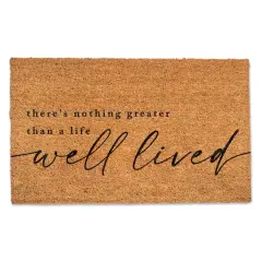 Life Well Lived 30" x 18" Door Mat