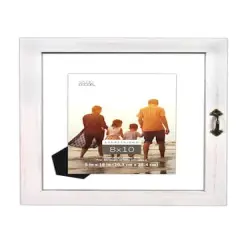 Expressions&trade; 8" x 10" White Window Float Frame by Studio D&eacute;cor&reg;