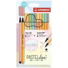 STABILO&reg; PASTELLove&reg; Point 88 & Pen 68 Pen Set