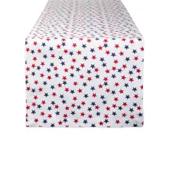 DII&reg; 108" Americana Stars Print Table Runner