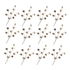 Brown & Gold Colored Pinecone Spray, 12ct.