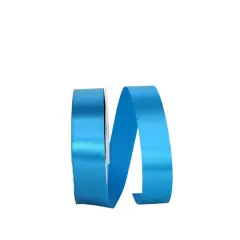 JAM Paper 3/8" x 100yd. Single Face Satin Allure Ribbon Deep Teal