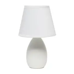 Creekwood Home Nauru 9.5" Petite Oblong Table Lamp