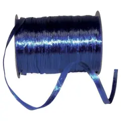 JAM Paper 1/4" Raffia Pearl Ribbon Navy