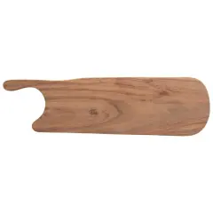 Hello Honey&reg; 17.75" Abstract Acacia Wood Cheese/Cutting Board with Handle