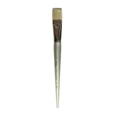 Robert Simmons Titanium Synthetic Long Handle Broad Brush, Size 18