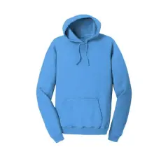 Port & Company&reg; Beach Wash Garment-Dyed Pullover Hooded Adult Sweatshirt Blue Moon
