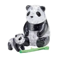 BePuzzled&reg; Original 3D Crystal Puzzle&trade; Panda & Baby 50 Piece Puzzle