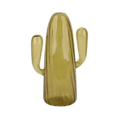 7.5" Tall Glass Cactus by Ashland&reg; Green