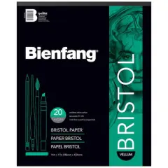 Bienfang&reg; 527K Bristol Vellum Drawing Paper Pad, 14" x 17"