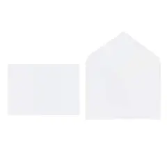 Small White Cards & Envelopes by Recollections&reg;, 4" x 5.5"