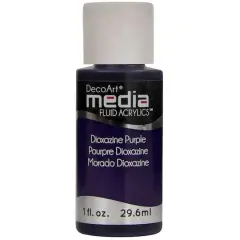 DecoArt Media&reg; Fluid Acrylic Paint, 1oz. Dioxazine Purple
