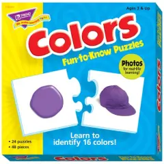 Trend Enterprises&reg; Colors Fun-to-Know Puzzles