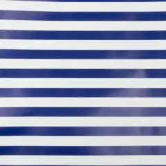 JAM Paper Striped Gift Wrap Blue and White