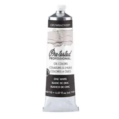 Grumbacher&reg; Pre-Tested Professional Oil Color, 150mL Zinc White