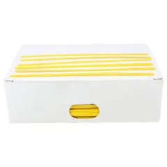 JAM Paper Home D&eacute;cor Trimmings 6" Paper Twist Ties, 2,000ct. Yellow