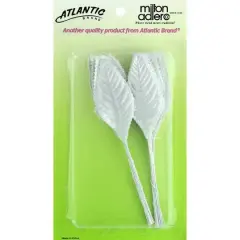 Atlantic&reg; 3" Corsage Leaves, 50ct. Silver