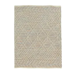 National Outdoor Living&reg; Hand Woven Outdoor Rug Cloud Blue