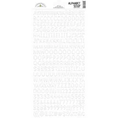 Doodlebug Design Inc.&trade; Alphabet Soup Puffy Stickers Lily White