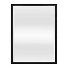 18" x 24" Black Decorative Float Mirror by Ashland&reg;