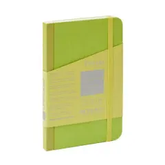 Fabriano&reg; EcoQua Plus Lined Fabric-Bound Notebook Lime
