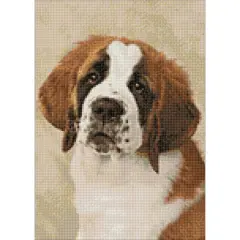 Crafting Spark St. Bernard Pup Diamond Painting Kit