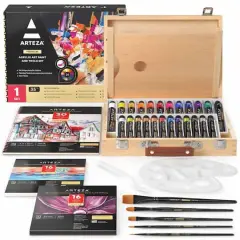 Arteza&reg; Acrylic Art Paint & Tools Set