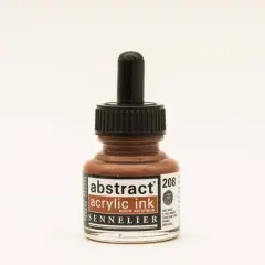 Sennelier Abstract Acrylic Ink, 30mL Raw Sienna