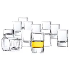 JoyJolt&reg; 2oz. City Heavy Base Shot Glasses, 12ct.