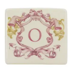 4.5" x 4" Ceramic Monogram D&eacute;cor by Ashland&reg; O