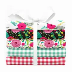 SINGER Modern Floral Cotton Fabric Bundle