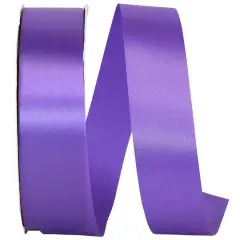 JAM Paper 3/8" x 100yd. Single Face Satin Allure Ribbon Grape