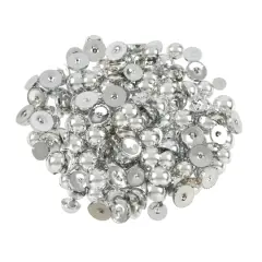 Plastic Flatback Pearls Mix by Bead Landing&trade; Silver