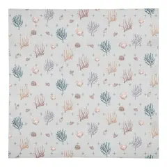 Multi Shell Coral Plus Cotton Twill Napkin Multi/Blue/Blue