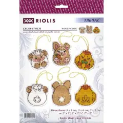 RIOLIS Easter Bunny And Friends Cross Stitch Kit