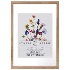 Home&trade; 14" x 20" Brown Float Frame by Studio D&eacute;cor&reg;