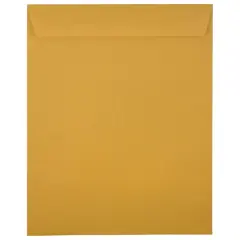 JAM Paper 11.5" x 14.5" Brown Kraft Open End Catalog Manila Envelopes