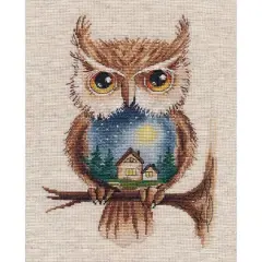 Oven Moonlit Night Cross Stitch Kit