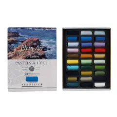 Sennelier Plein Air Seaside Colors Extra-Soft Pastel Half Stick Set, 30ct.