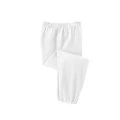 Port & Company&reg; Youth Core Fleece Sweatpants White