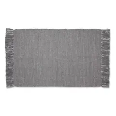 DII&reg; 2-Tone Ribbed Rug, 2ft. x 3ft. Gray/Off White