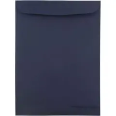 JAM Paper 9" x 12" Open End Catalog Premium Envelopes, 25ct. Navy Blue