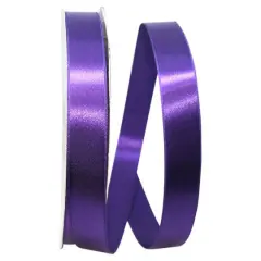 JAM Paper 7/8" x 100yd. Double Face Satin Allure Ribbon Purple