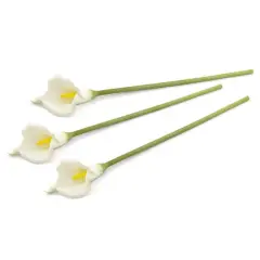 DII&reg; White Flower Cala Lily Set, 3ct.