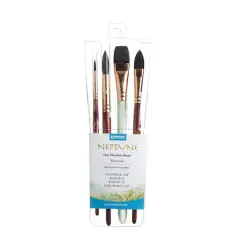 Princeton&trade; Neptune&trade; Professional 4 Piece Brush Set