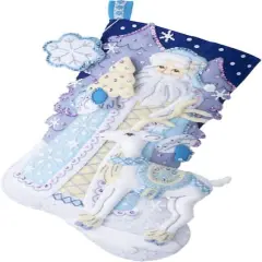 Bucilla Winter Wonderland Felt Stocking Applique Kit