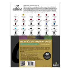 Rembrandt&reg; 46-Color Water Color Experience Dot Card
